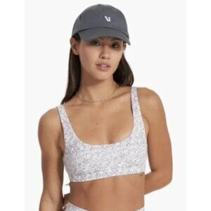 VUORI Daily Bra in Light Micro Mini Camo White Gray Sports Athleisure Gym Sz M